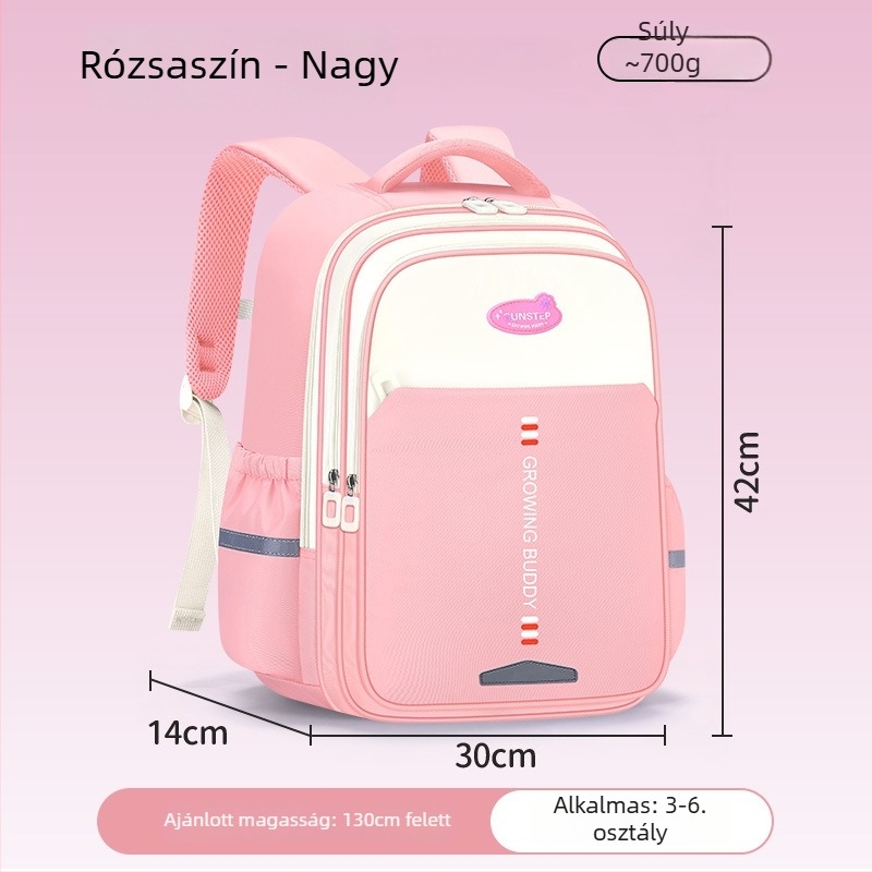 Edison gyerekek iskolatáskája, általános iskolába, uniszex, nagy kapacitás, gerincvédő