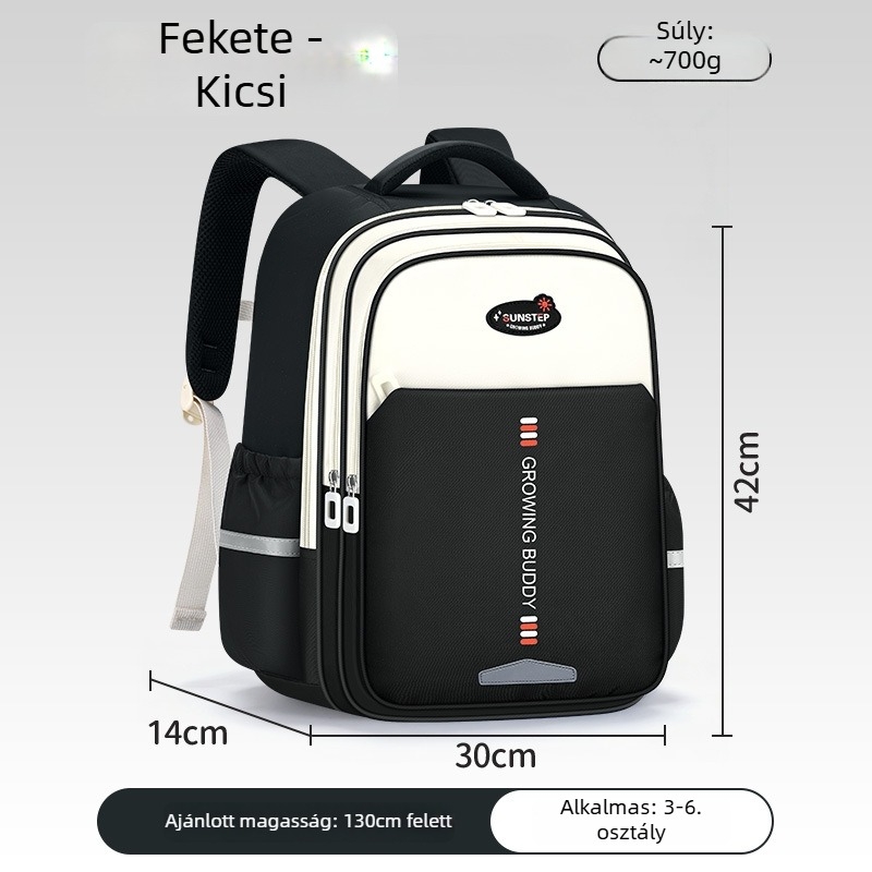 Edison gyerekek iskolatáskája, általános iskolába, uniszex, nagy kapacitás, gerincvédő