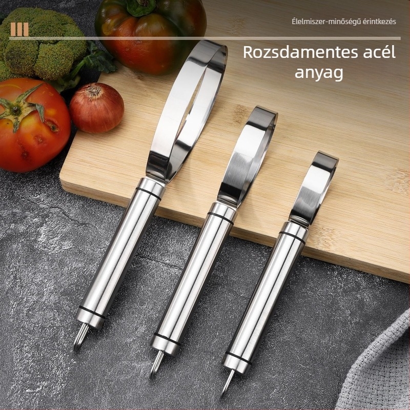 304 rozsdamentes acél gyümölcspép szeparátor, mag- és húselválasztó eszköz dinnyéhez