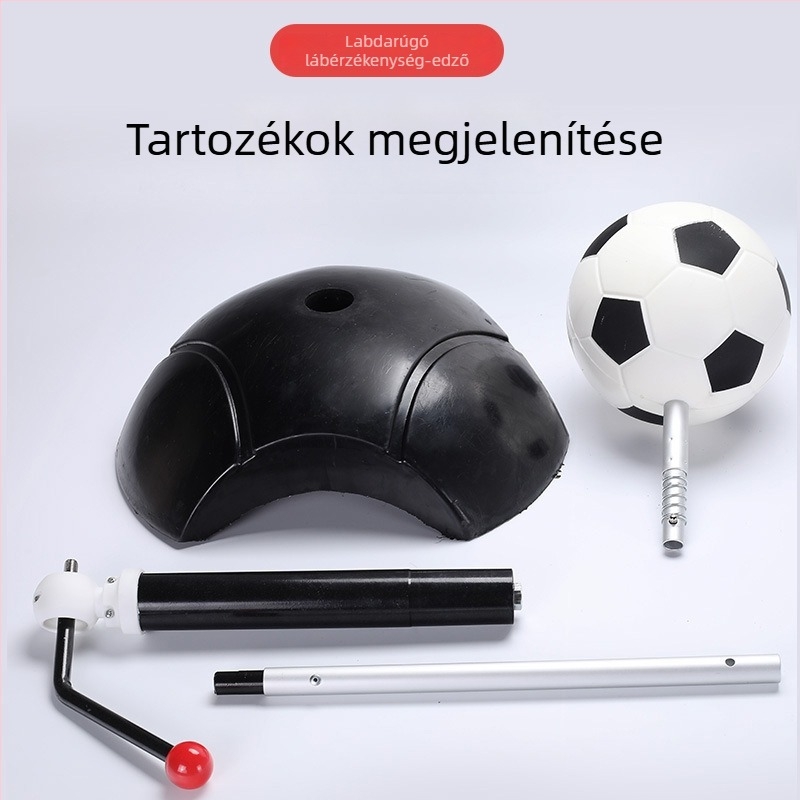 Fiataloknak szóló futball-edzés eszköz: a labda kontrollja és a levegőben tartás gyakorlása