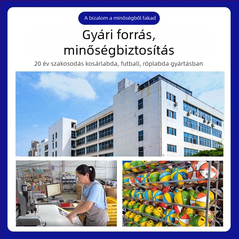 PU gyerekeknek készült kosárlabda, puha bőrszerű tapintás, kopásálló, méret 5, kék