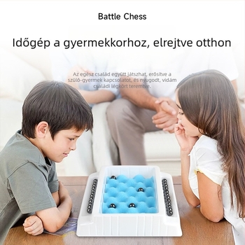 Mágneses harci sakk - Szülő-gyerek interaktív asztali játék