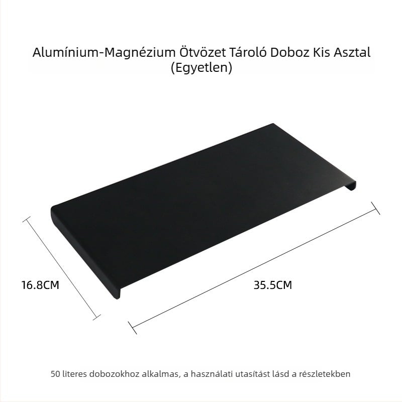 Kültéri alumínium ötvözetből készült kemping tároló doboz, nagy kapacitás, kényelmes utazási szervező