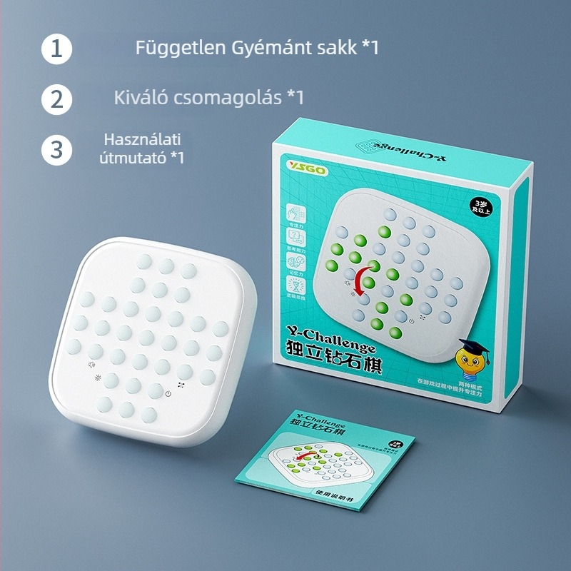 Oktatási asztali játék Diamond Chess gyerekeknek – agyi fejlődés, stratégia két játékossal
