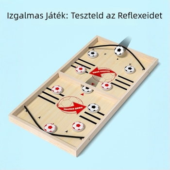 Két játékos, fából készült asztali játék gyerekeknek — családi interakció és oktató jellegű