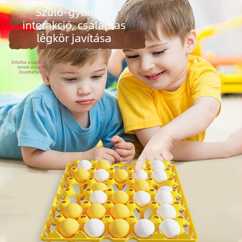 Gyermekeknek szóló interaktív társasjáték ping-pong és Gomoku játékokkal – szülő-gyermek interakció és kognitív fejlesztés