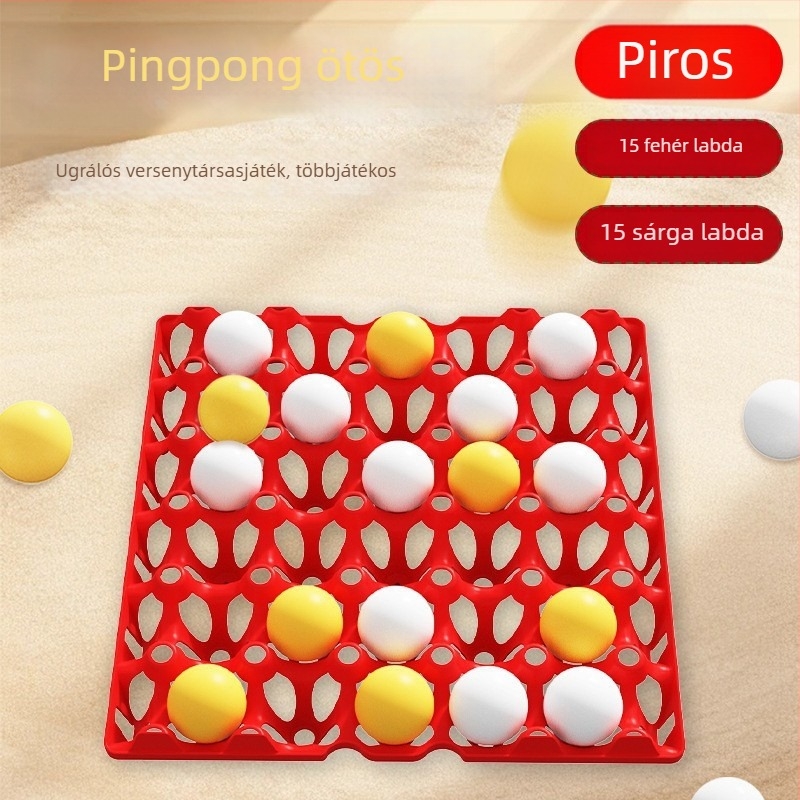 Gyermekeknek szóló interaktív társasjáték ping-pong és Gomoku játékokkal – szülő-gyermek interakció és kognitív fejlesztés