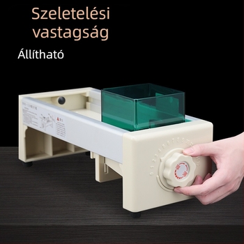 Kézi, többfunkciós gyümölcs- és zöldségszeletelő, citromszeletelő, rozsdamentes acél