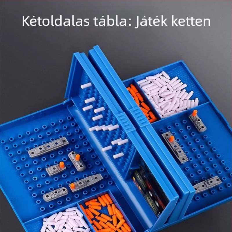 Tengeri Csata Sakk: Kétjátékos Hadihajók – Szülő-gyermek Interaktív Oktató Társasjáték Gyerekeknek