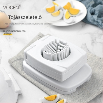 Otthoni többfunkciós tojásvágó rozsdamentes acélból