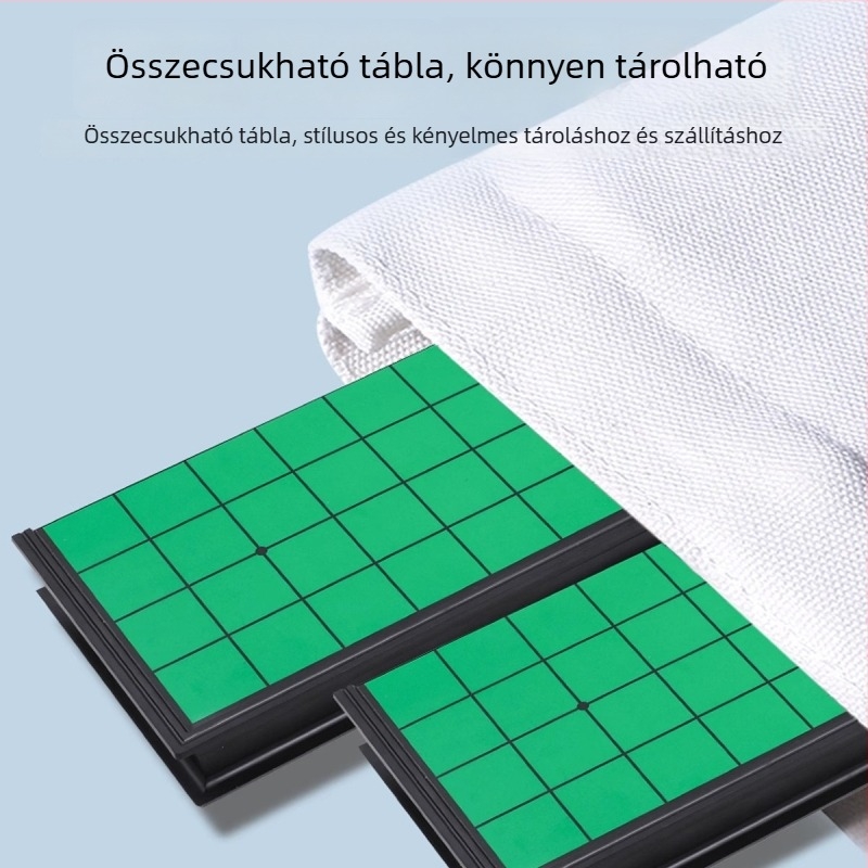 Mágneses hajtogatható sakk-szerű oktatójáték 3–6 éveseknek, szülő-gyermek asztali játék
