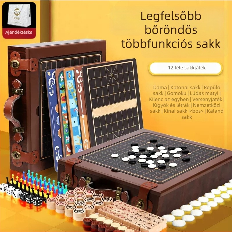 Gomoku sakk tábla készlet – oktató játék gyerekeknek