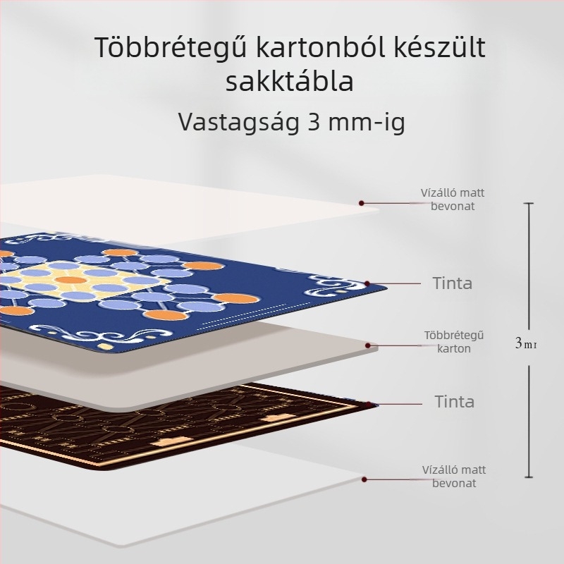 Gomoku sakk tábla készlet – oktató játék gyerekeknek