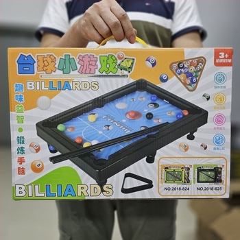 Mini biliárd játék gyerekeknek — beltéri interaktív biliárdasztal, multifunkcionális asztali játék, születésnapi ajándék fiúknak