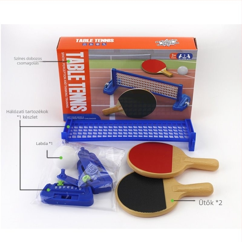 Mini pingpong pálya és mini pickleball pálya – szülő-gyermek interaktív asztali játék