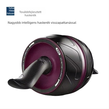 Automatikus visszarántó haskerék, csendes működés, otthoni használatra, kompakt fitneszeszköz