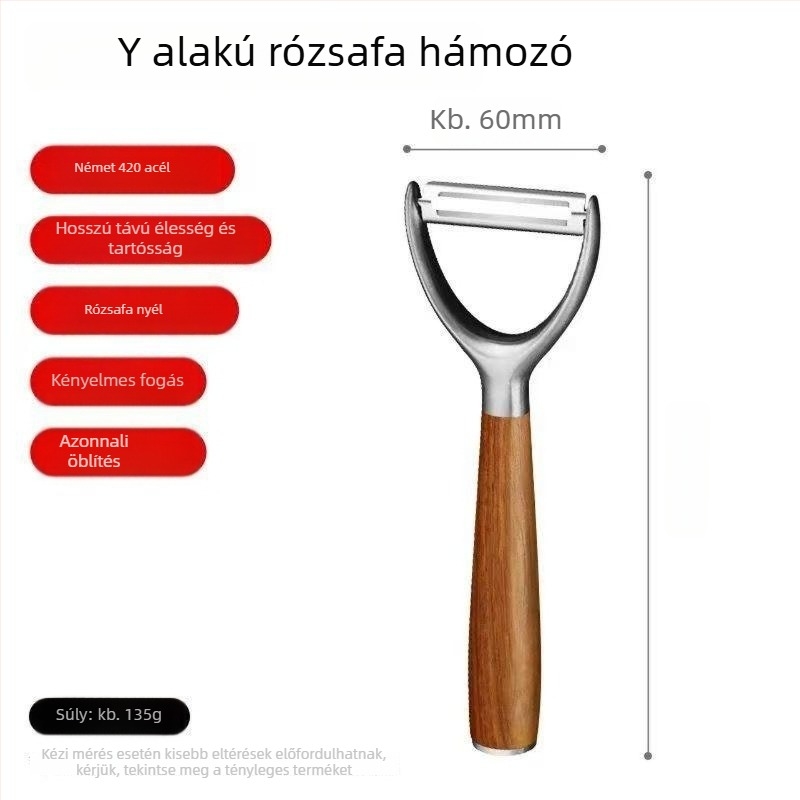Rózsafa hámozó a konyhába – gyümölcs és zöldség hámozására