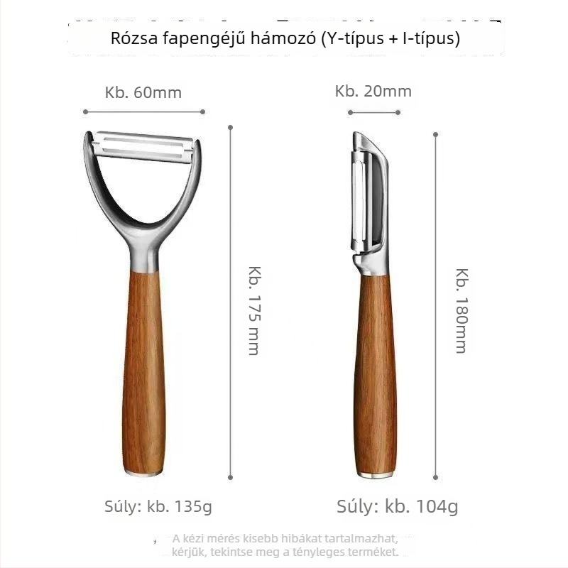 Rózsafa hámozó a konyhába – gyümölcs és zöldség hámozására