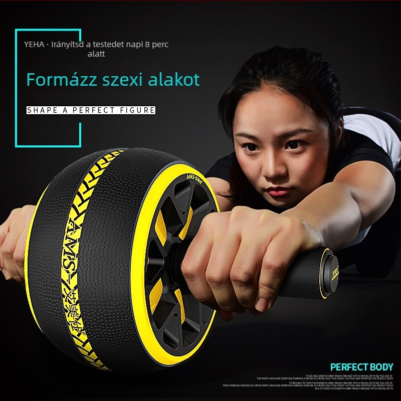 Haskerék otthoni használatra – fitness eszköz férfiaknak és nőknek, hasizom-edző roller