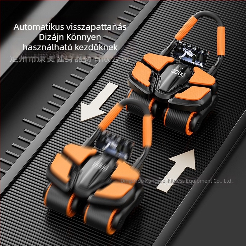 Négylábas haskerék automatikus visszapattanóval, otthoni edzés eszköz férfiak és nők számára a hasizom edzéséhez, 2025 modell