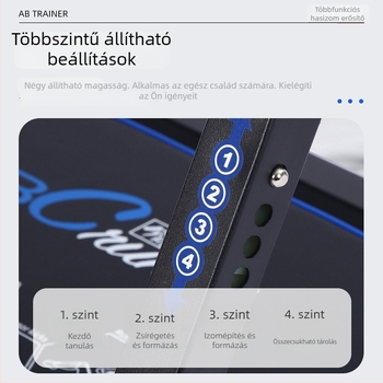6 az 1-ben: mini otthoni hasizom-edző, összecsukható fitnesz készülék