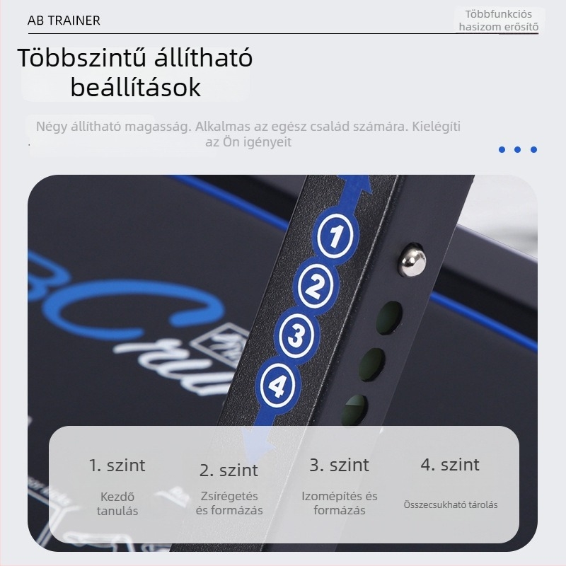 6 az 1-ben: mini otthoni hasizom-edző, összecsukható fitnesz készülék