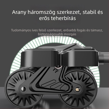 Hasizomkör négy kerékkel és könyöktámasz, automatikus visszapattanás, új modell, beltéri edzéshez