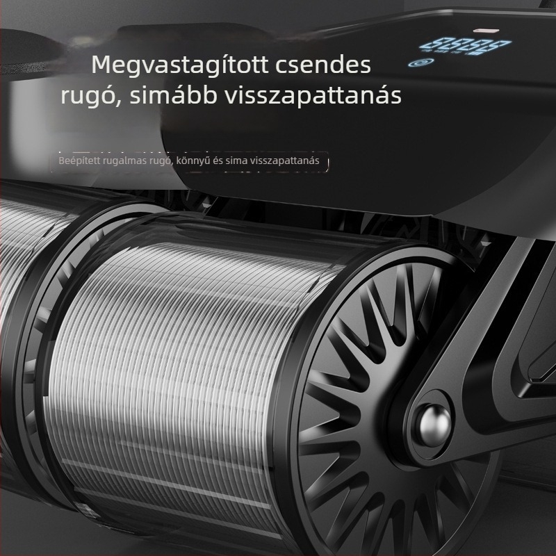 Hasizomkör négy kerékkel és könyöktámasz, automatikus visszapattanás, új modell, beltéri edzéshez