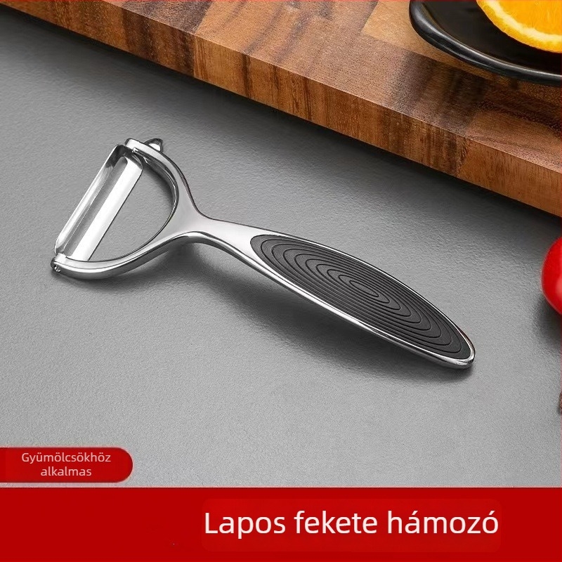 Rozsdamentes acél gyümölcs- és zöldséghámozó – többfunkciós konyhai eszköz dinnyekéssel