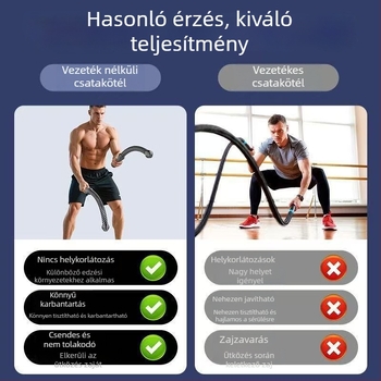 Küzdő kötél beltéri edzéshez és erőnléti edzéshez – készlet két darab