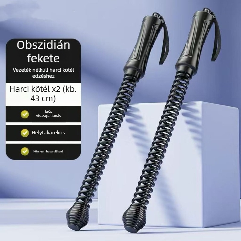 Küzdő kötél beltéri edzéshez és erőnléti edzéshez – készlet két darab