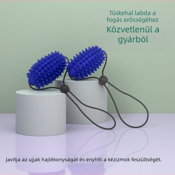 PVC csuklóöv és kötéllel ellátott fogólabda – érintésalapú szenzoros edzés gyerekeknek, masszázs és relaxáció