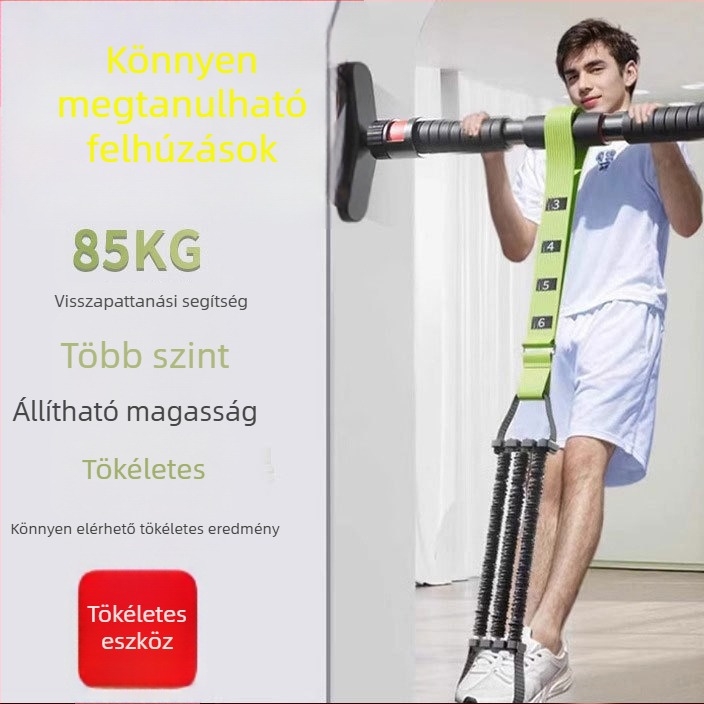 Húzódzkodás segítő öv otthoni edzéshez, állítható feszültségű ellenállási kötél és beltéri edzéshez való eszköz
