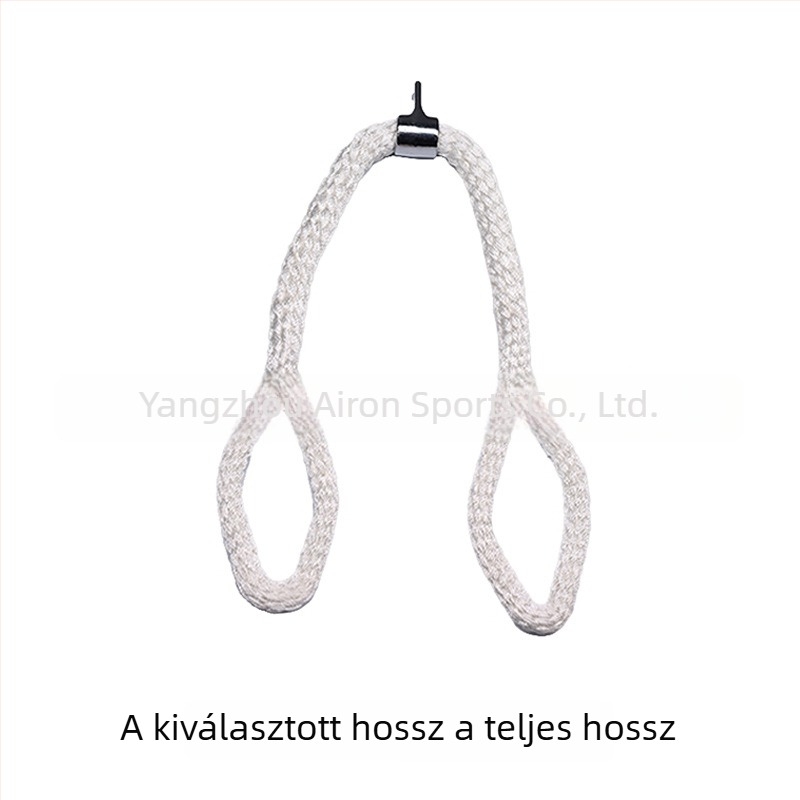 Tricepsz nylon kötél edző – egyenes kartámasz fogantyú a magas és alacsony görgőkhöz, fitnesz kiegészítő