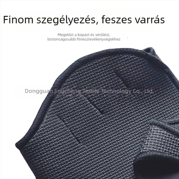 Neoprén tenyérvédő félujjú kesztyűk súlyemeléshez és edzéshez