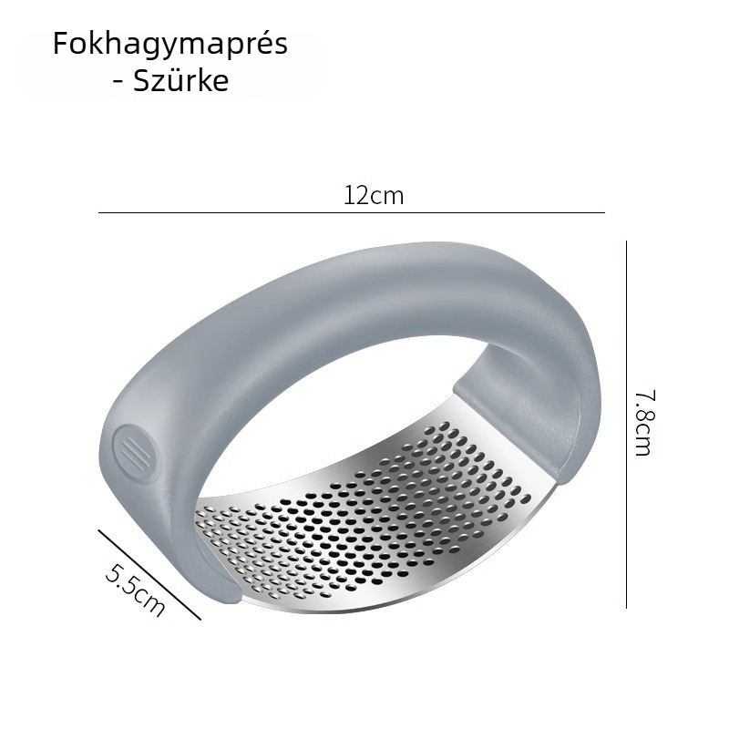 Fokhagymanyomó hámozóval, konyhai eszköz, többfunkciós fokhagymanyomó otthoni használatra