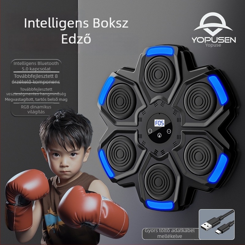 Bluetoothos boksz célzó eszköz, függő edző otthoni edzéshez