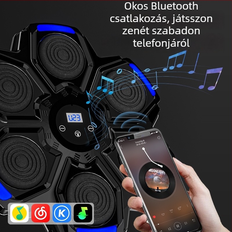 Bluetoothos boksz célzó eszköz, függő edző otthoni edzéshez