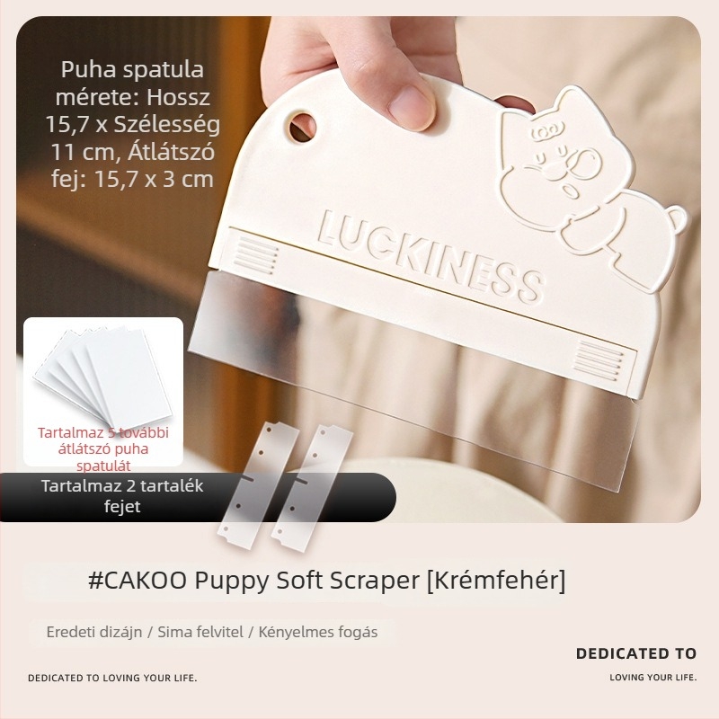 Cakoo Tort dekoráló spatula, átlátszó, rugalmas, háztartási sütéshez