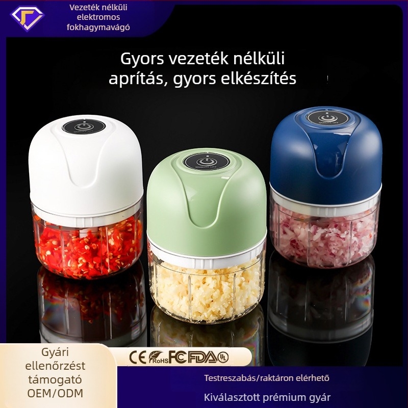Elektromos mini konyhai fokhagyma processzor — multifunkcionális konyhai mixer fokhagyma pastához és szószokhoz