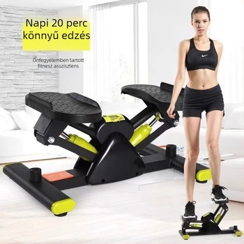 V-alakú hidraulikus pedál-edző otthoni használatra, hordozható lépésgép, fitness lépéskészítő, lépésszámláló készülék