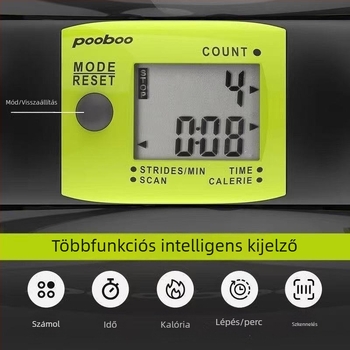 V-alakú hidraulikus pedál-edző otthoni használatra, hordozható lépésgép, fitness lépéskészítő, lépésszámláló készülék