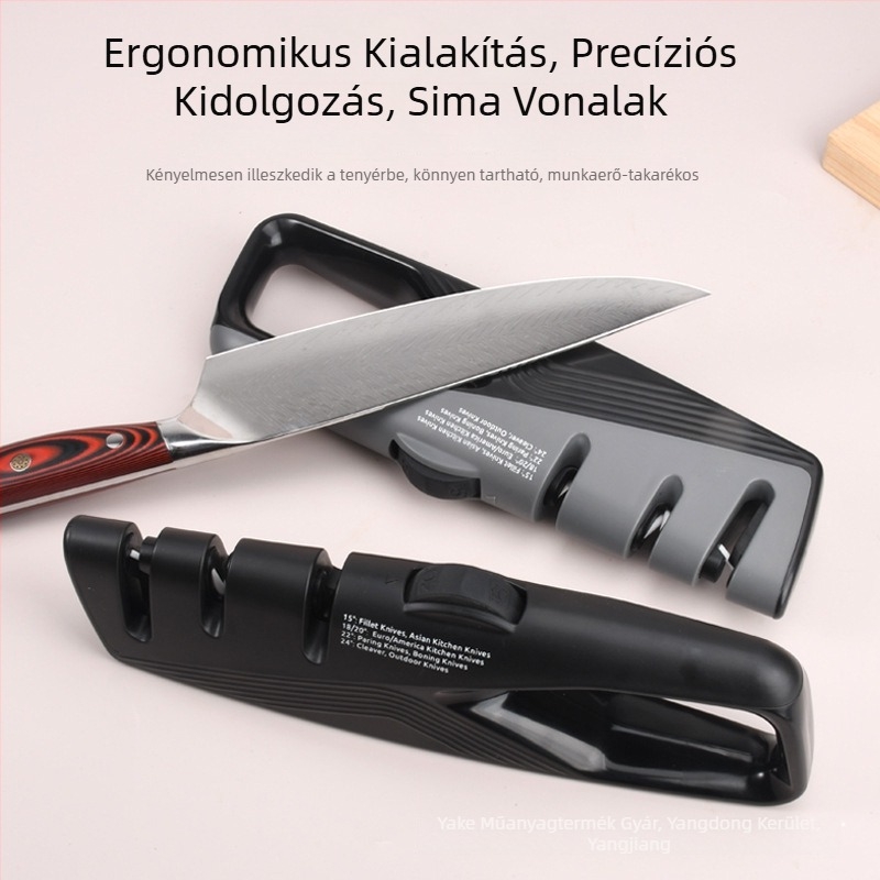 Új háztartási forgó, állítható fix szögű késélező konyhai késekhez, csontozó késekhez, gyümölcs- és ollókhoz