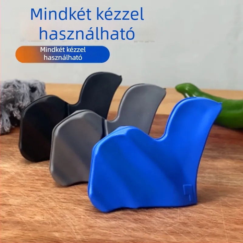 Konyhai kés hátvédő – élelmiszer-minőségű szilikonból, kopásálló hátpárna, multifunkcionális vágókézvédő