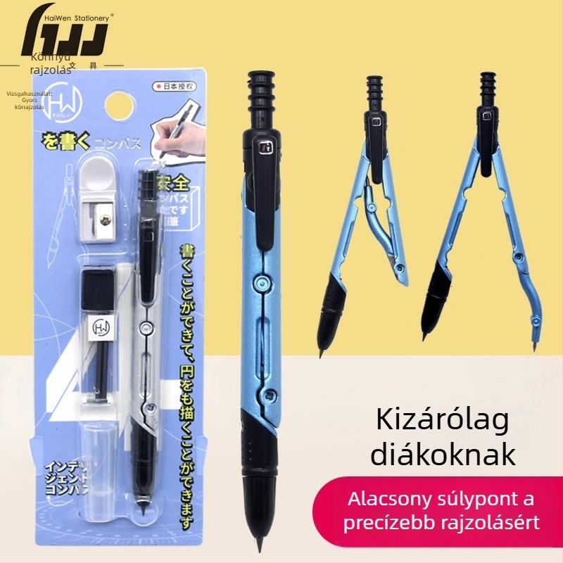Hai Wen Rajzkörző készlet diákok számára — professzionális körző a matematikához és iskolai vizsgákhoz