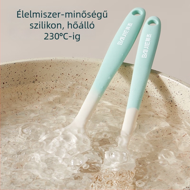 Szilikon spatula készlet sütéshez - élelmiszer-minőségű szilikon spatulák, magas hőmérsékleten, olajozó ecset, tort krém spatula, fűszer ecset.