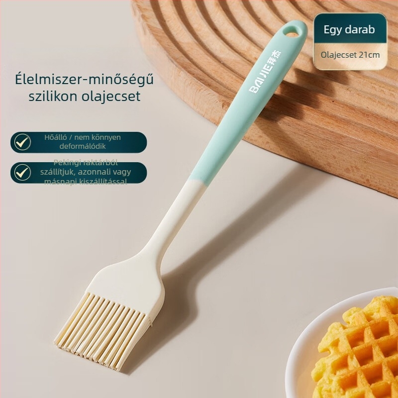 Szilikon spatula készlet sütéshez - élelmiszer-minőségű szilikon spatulák, magas hőmérsékleten, olajozó ecset, tort krém spatula, fűszer ecset.