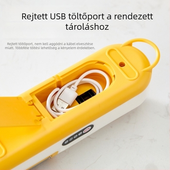 Vezeték nélküli elektromos késélező, újratölthető, többfunkciós, kompakt automata élező kő konyhai késekhez