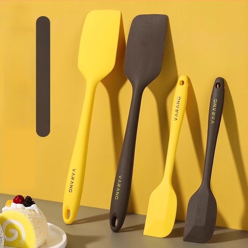 Hőálló, egybeépített szilikon torta spatula – sütéshez és keveréshez