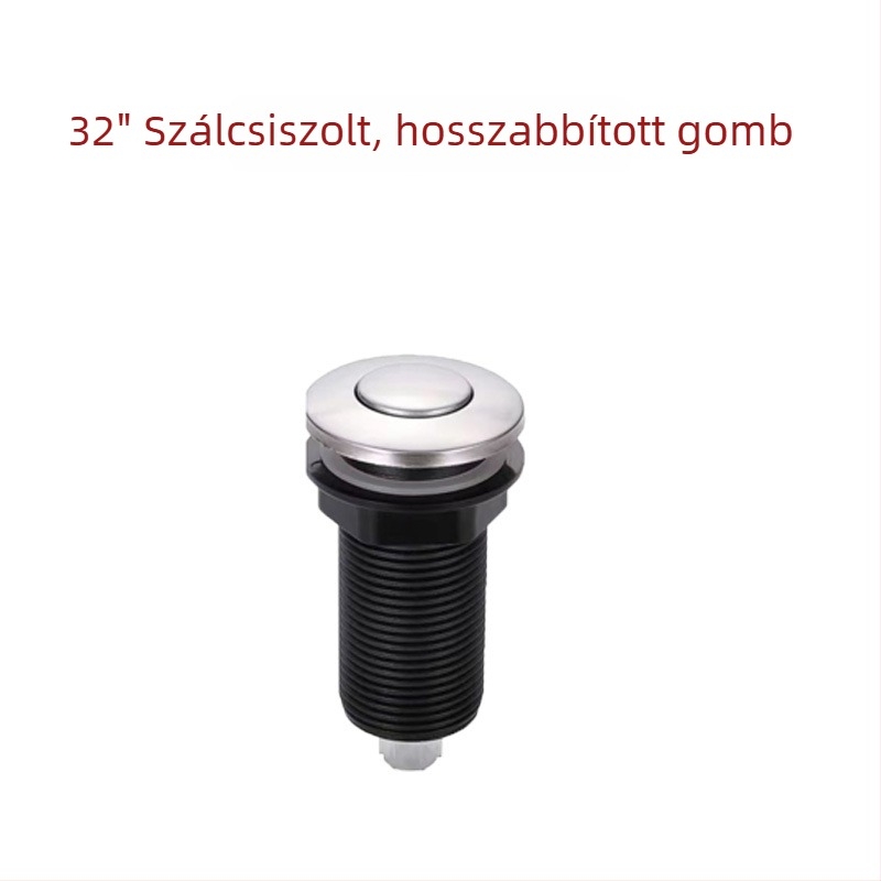 Légkapcsoló gomb összeszerelése kukahasználathoz – beépített kapcsolóval, konyhai daráló tartozékok